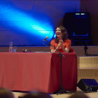 lit.RUHR 2017: 04.10. Eröffnungsala der lit.RUHR in der Philharmonie Essen. Iris Berben ©Kandalowski/Gieseler