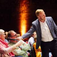 lit.RUHR 2024: 11.10. Wo ist hier der Ausgang? Exit – Spiele erzählen. Mit Inka und Markus Brand und Jens Baumeister ©Anna Spindelndreier